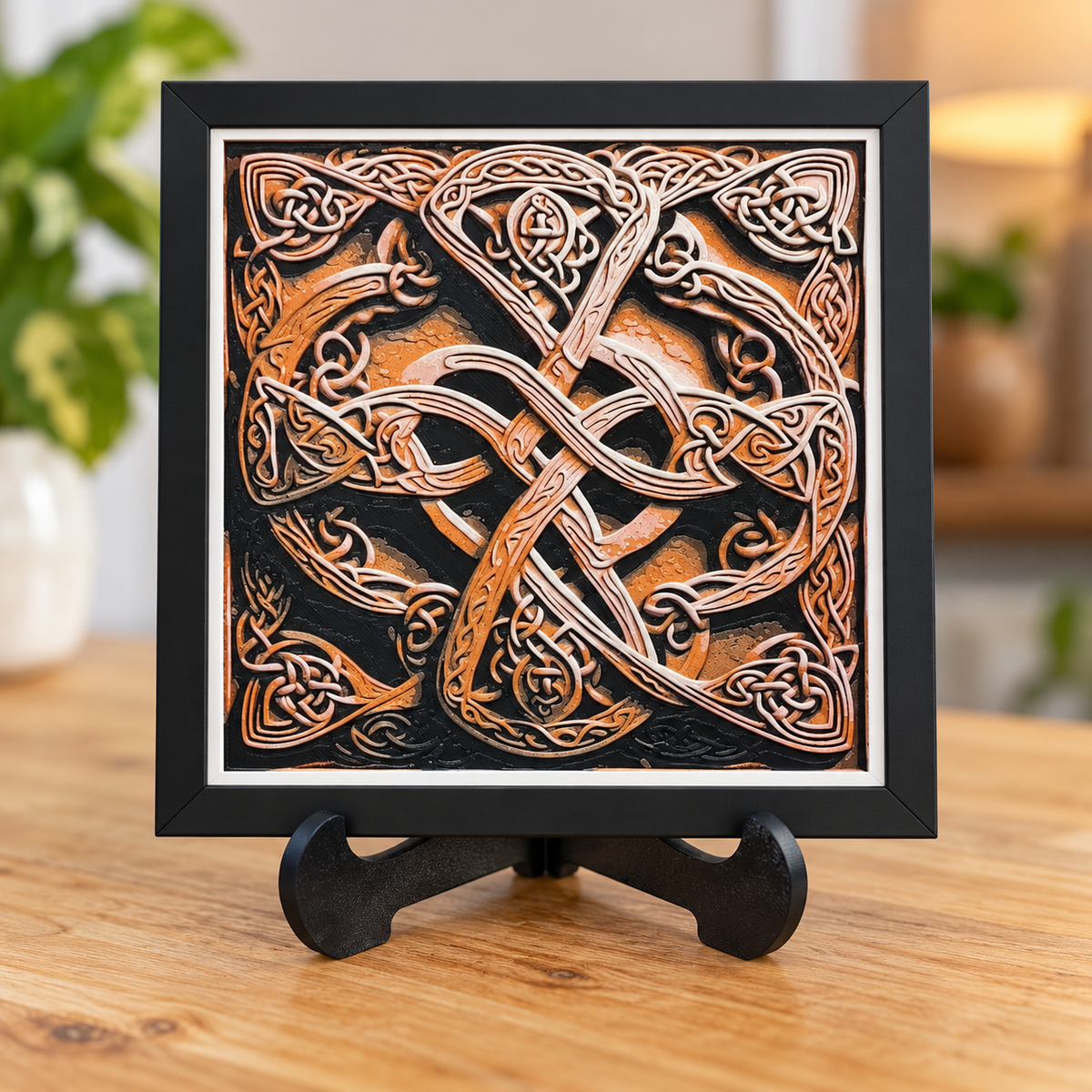 Celtic Knot — HueForge Art — easel styled mockup