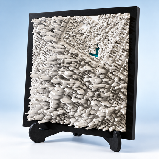Midtown Manhattan City Map — hero styled mockup