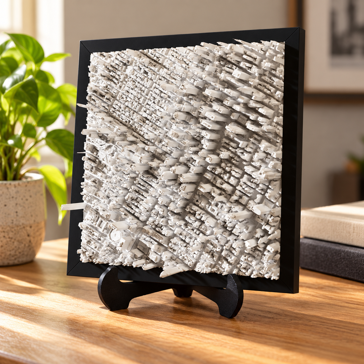 Times Square City Map — easel styled mockup
