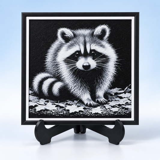 Raccoon HueForge — hero styled mockup